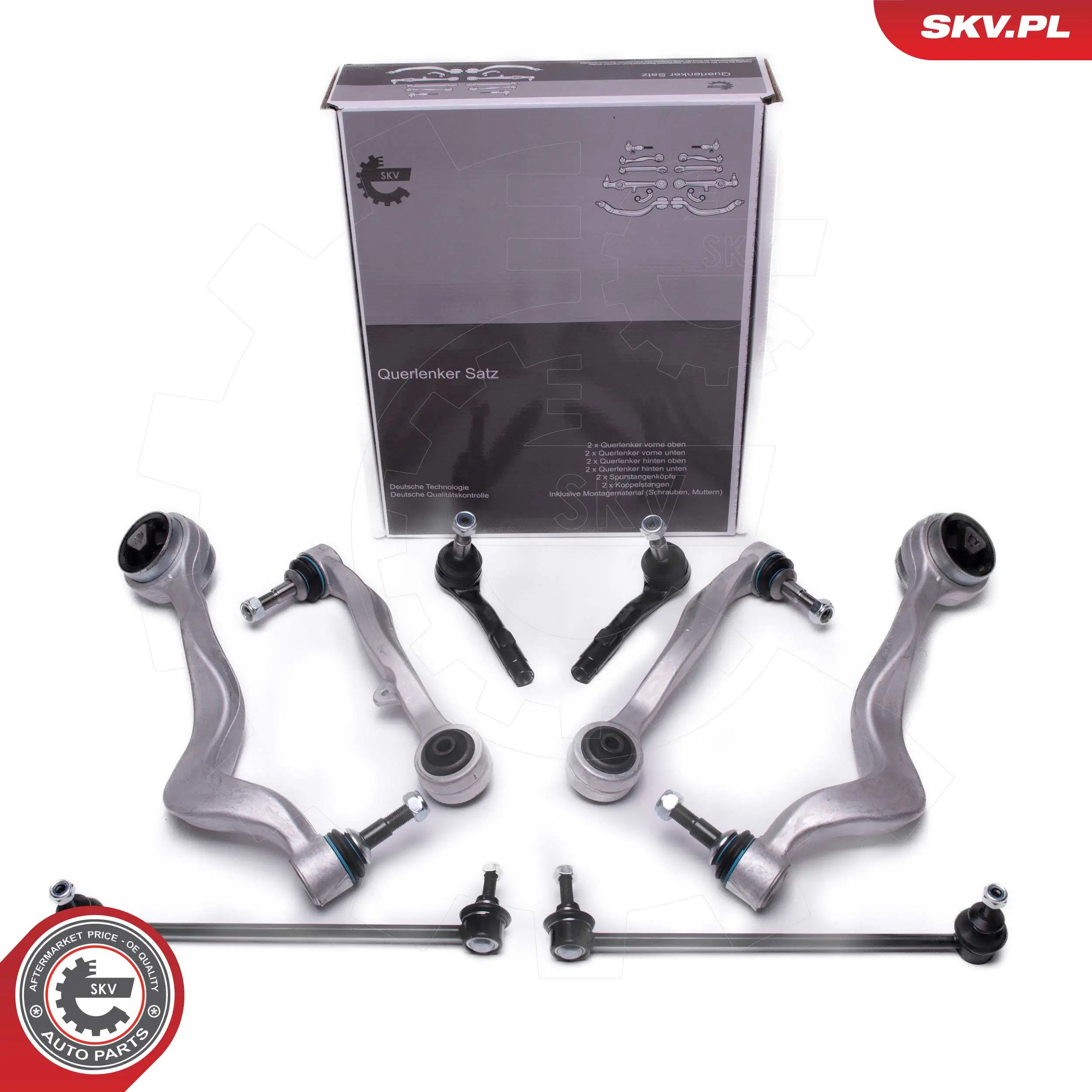 Control/Trailing Arm Kit, wheel suspension